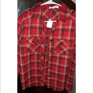 Flannel new with tags. Size Medium